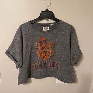 Tailgate Auburn Tiger Crop Top Size XL